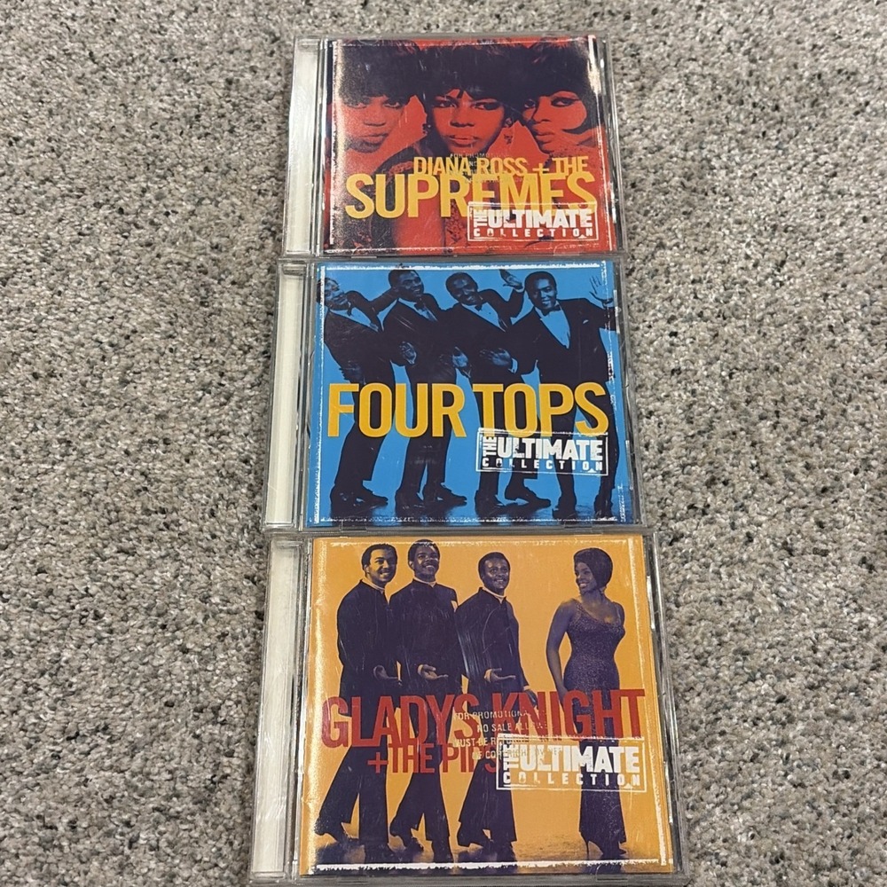 The Ultimate Collection Four Tops, Gladys Knight Pips & Diana Ross 3 Cd Lot 1997